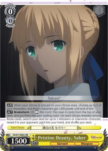 Weiß schwarz fate stay - weiß, fate/stay