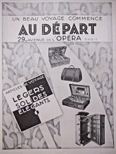 PUBLICITÉ PRESSE 1928 AU