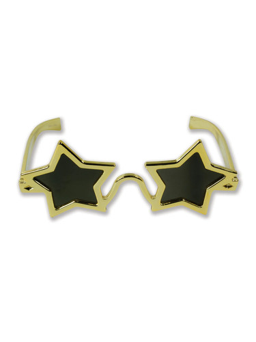 Lunettes étoiles dorées - Étoiles,
