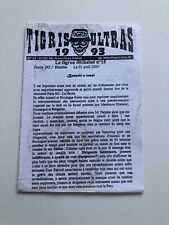double page info le tigrou déchainé n°15 avril 2000 ) TIGRIS ULTRAS AUTEUIL PSG