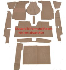 Ensemble Complet Tapis De Voiture Pour Mercedes W 123 Coupé 15 Pièces Beige Neuf