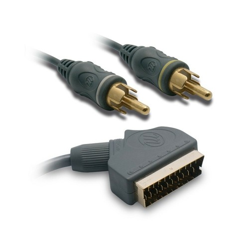 Câble péritel rca mâle - rca,