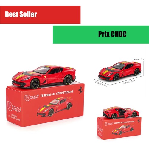 Bburago ferrari métal - bburago, 1:64