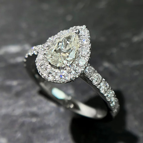 Bague forme poire - de,