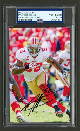 Patrick willis signed photo - patrick,