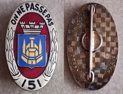 Insigne 151 regiment - 151°,
