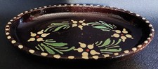 Plat ovale terre cuite