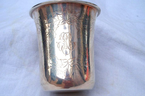 Ancienne timbale argent - en,