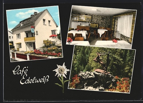 Carte postale issigau café - issigau,,