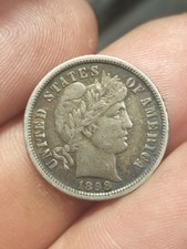 One Dime Barber 1898 Belle