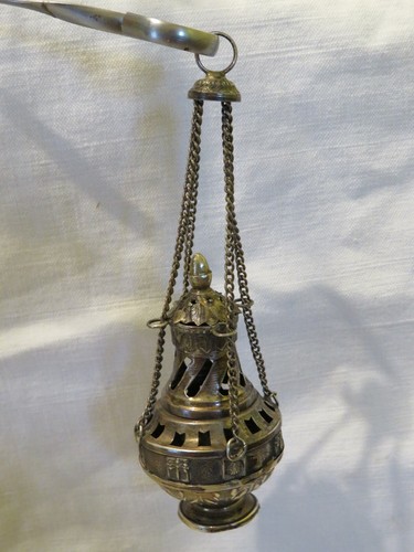 Encensoir miniature argent - en,
