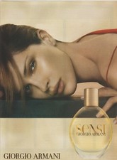 Publicité papier  - advertising paper - Sensi de Giorgio Armani