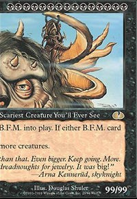 Magic mtg big furry - magic, (big