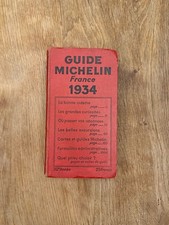 Guide Michelin 1934