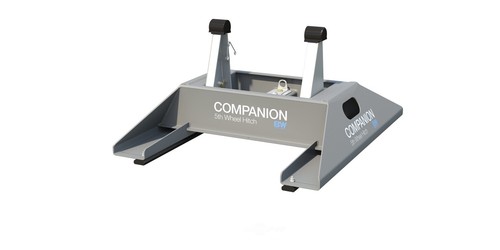 Fifth wheel trailer hitch base - wheel,