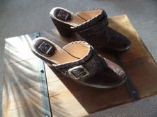FRYE Brown Leather Candy Lace