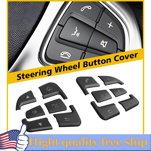 Black steering wheel button - steering,