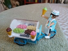 PLAYMOBIL - Marchand ambulant, triporteur, glaces, sorbets, cuillère, mélangeur
