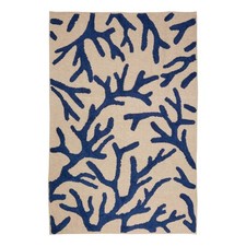 Tapis motifs coraux - à,