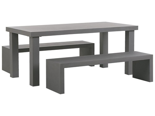 Beliani table jardin et - jardin, 2