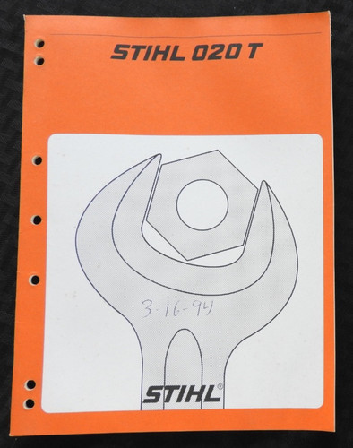 Véritable stihl modèle 020 - stihl,
