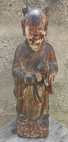 Statue sculpture bois
