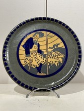 HB Quimper Odetta, Plat Décor Abadie-Landel Circa 1925 Seiz Breur