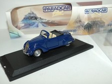 PEUGEOT 202 CABRIOLET 1938 Bleu PARADCAR 86 1:43