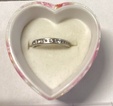 Bague en Or Gris avec 14