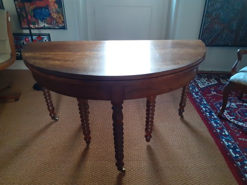 Exceptionnelle table demi lune - exceptionnelle,