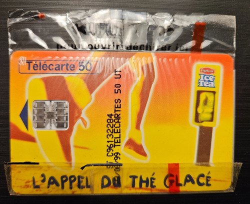 Télécarte neuve lipton - neuve,