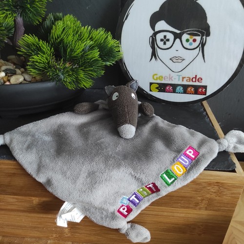 Flat blanket wolf - auzou, little
