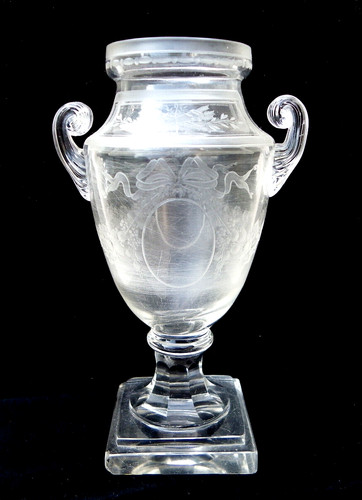 Vase médicis verre - en, gravÉ
