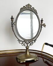 miroir sur pied psyche laiton inclinable deco vintage coiffeuse maquillage