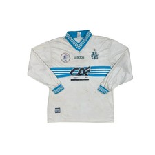 Maillot football vintage Coupe de France Olympique de Marseille #2 domicile sais