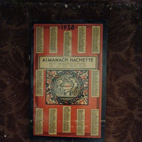 Almanach hachette 1938 petite - almanach,