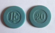 2 ancien jeton de casino LF 20