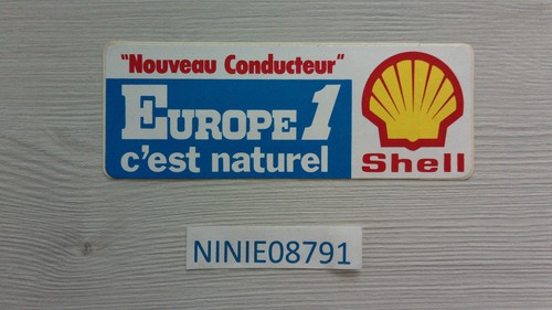 Shell autocollant radio europe - autocollant,