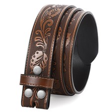 Ceinture western en cuir pour