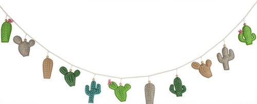New ganz felt cactus garland - ganz,
