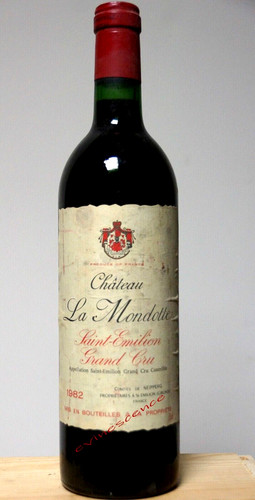 Vin chateau mondotte 1982 - chateau, la