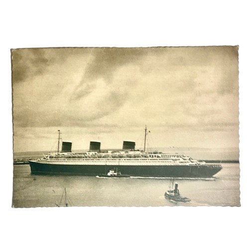 Cpa paquebot normandie 1936 - normandie,