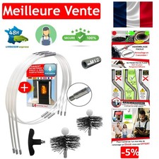 Kit Ramonage Flexible 9 mètres avec Hérisson - Sécurisez votre Poêle à Pellets