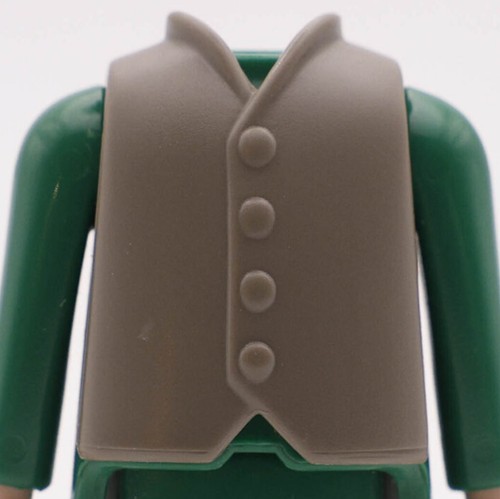 Playmobil gilet gris boutons - playmobil,