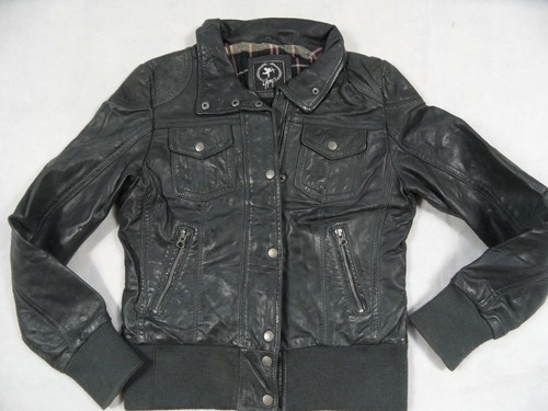 Veste cuir cool - cool, gris