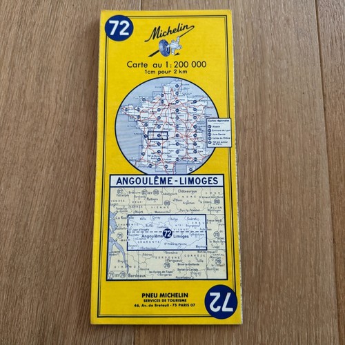 Carte routière michelin - routière, 72