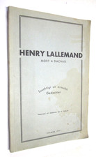 ALSACE : HENRY LALLEMAND MORT