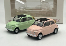 Lot de 2 Fiat 500 F 1/43 Norev