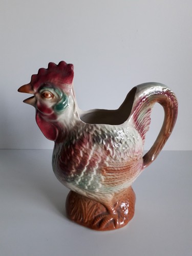 Pichet coq barbotine - pichet,