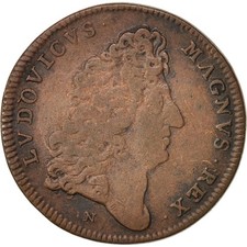 France, Jeton, Royal, Ardennes, Prise de Montmédy, Louis XIV, TTB, Cuivre